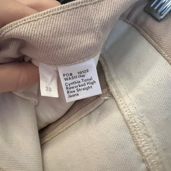 Reformation Cynthia High Rise Cropped, Size 28 - Picture 3 of 7